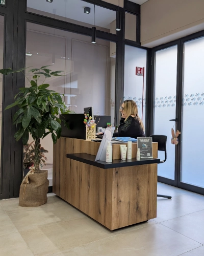 Reception ingresso Salone Parrucchiere, Tricologia e Hair Spa Vannini Pisa